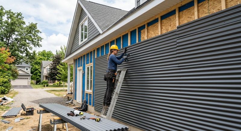 Corrugated Siding Installation in Morristown, TN