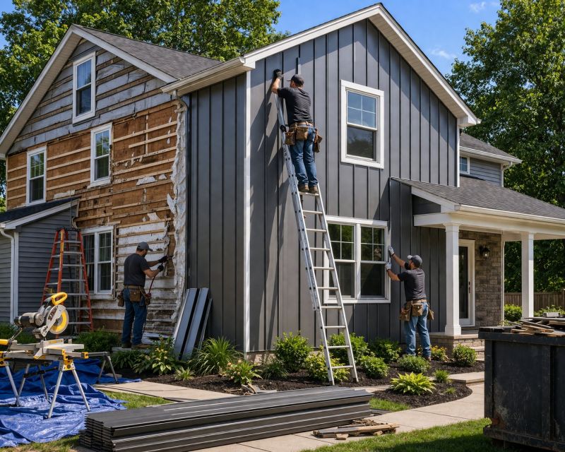 Damaged Siding Replacement in Morristown, TN