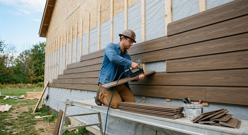 Faux Wood Siding Installation in Rogersville, TN