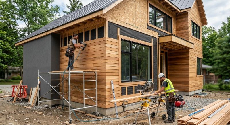 Faux Wood Siding Installation in Rogersville, TN