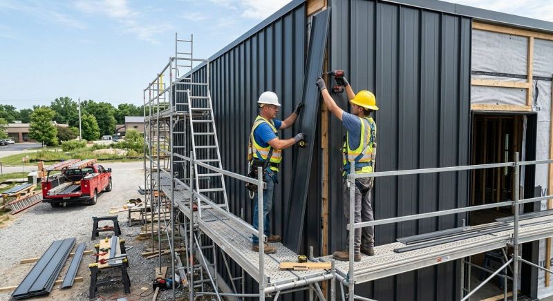 Metal Paneling Installation in Morristown, TN