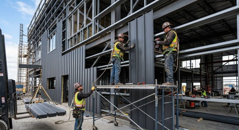 Steel Cladding Installation in Morristown, TN